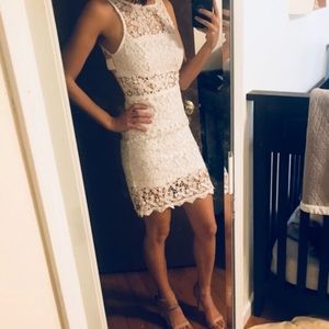 Sabo Skirt white lace dress